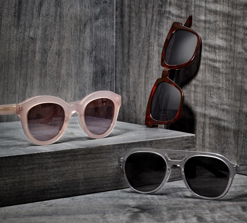 Lowercase's sunglasses offer an edgier, retro look